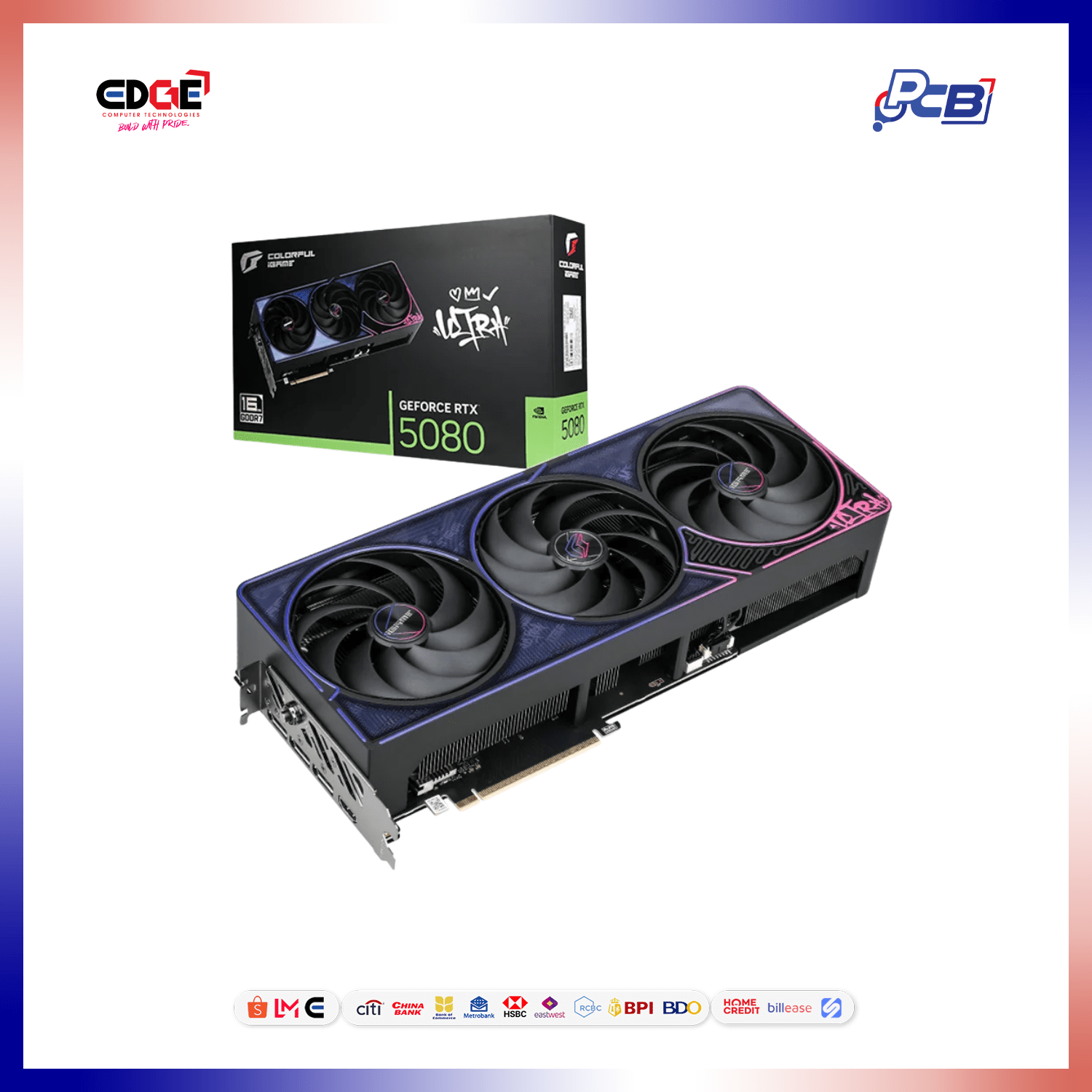 COLORFUL iGame RTX 5080 Ultra OC GPU, 16GB V2-V GDDR7