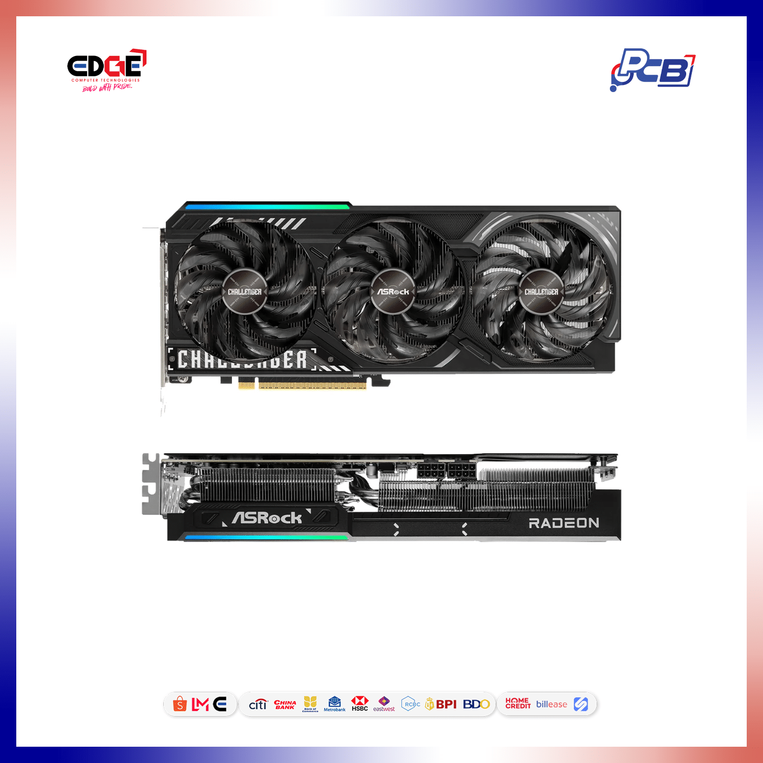 ASROCK Challenger RX 9070XT GPU, 16GB GDDR6 - Image 3
