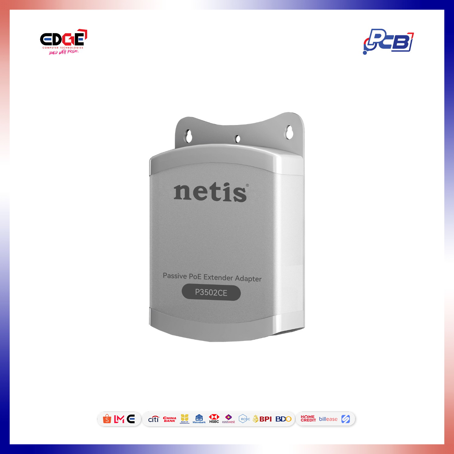 NETIS P3502CE PoE Extender Adapter - Image 2
