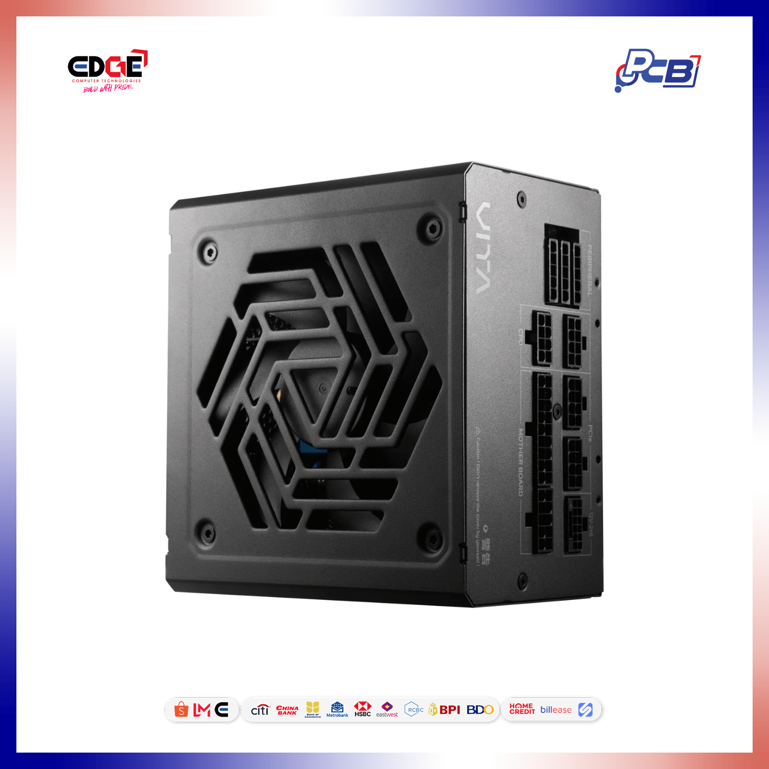750W, FSP VITA GM PSU, 80+ Gold, Fully Modular, Black - Image 5