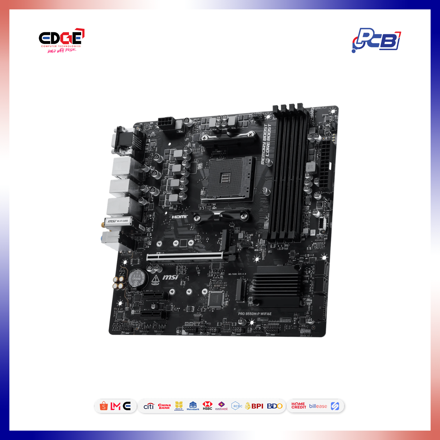 MSI B550M-P WIFI6E MOBO, AM4 - Image 4