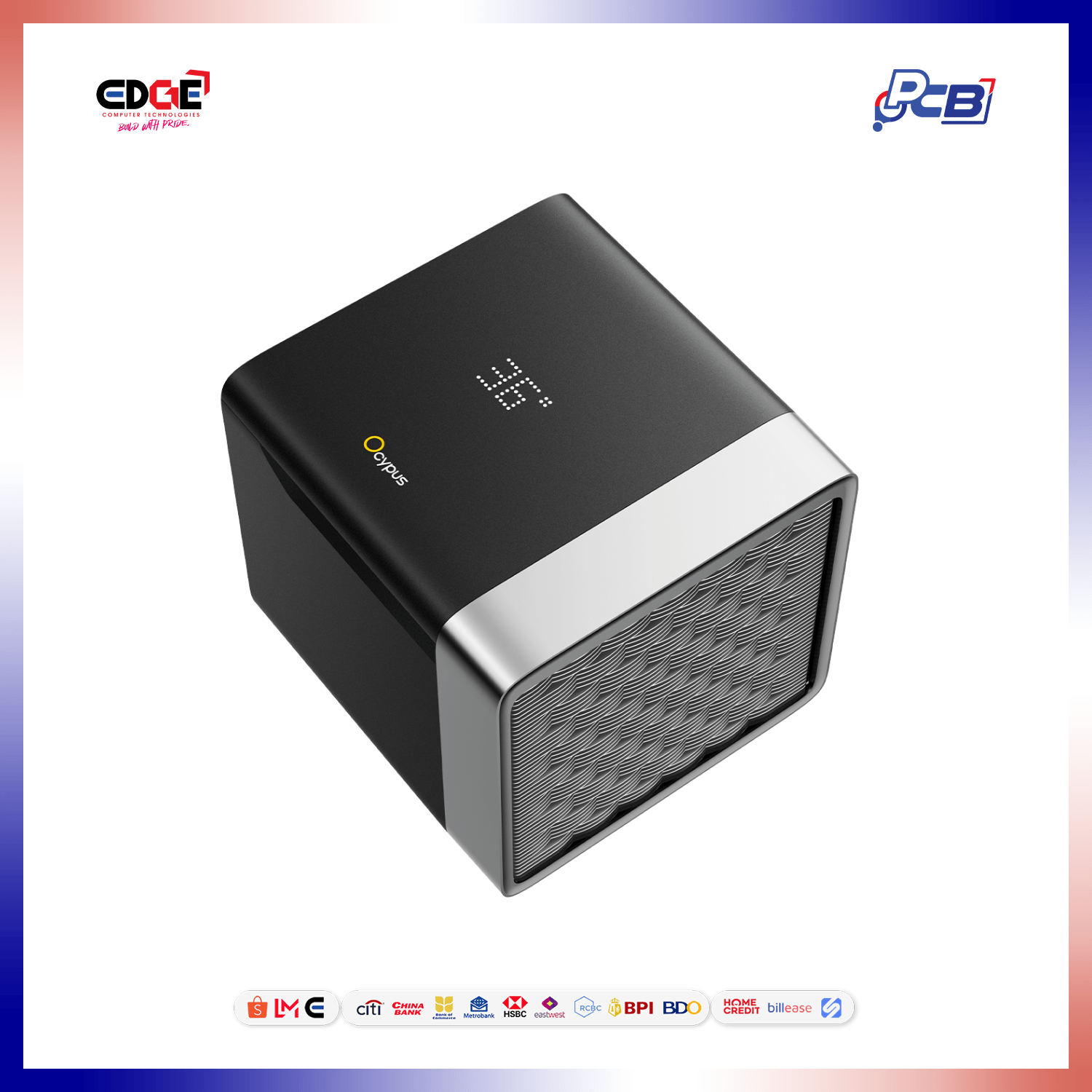 OCYPUS Delta A62 EXS CPU Cooler, 120mm, 4 Pin PWM, 600-1800rpm, (Black, White) - Image 4