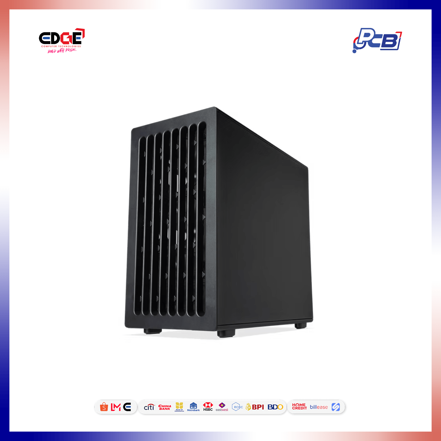 TECWARE Titan M TG PC Chassis, TWCA-TITANM-BK, 3*120mm Non-ARGB Fans, Black - Image 4