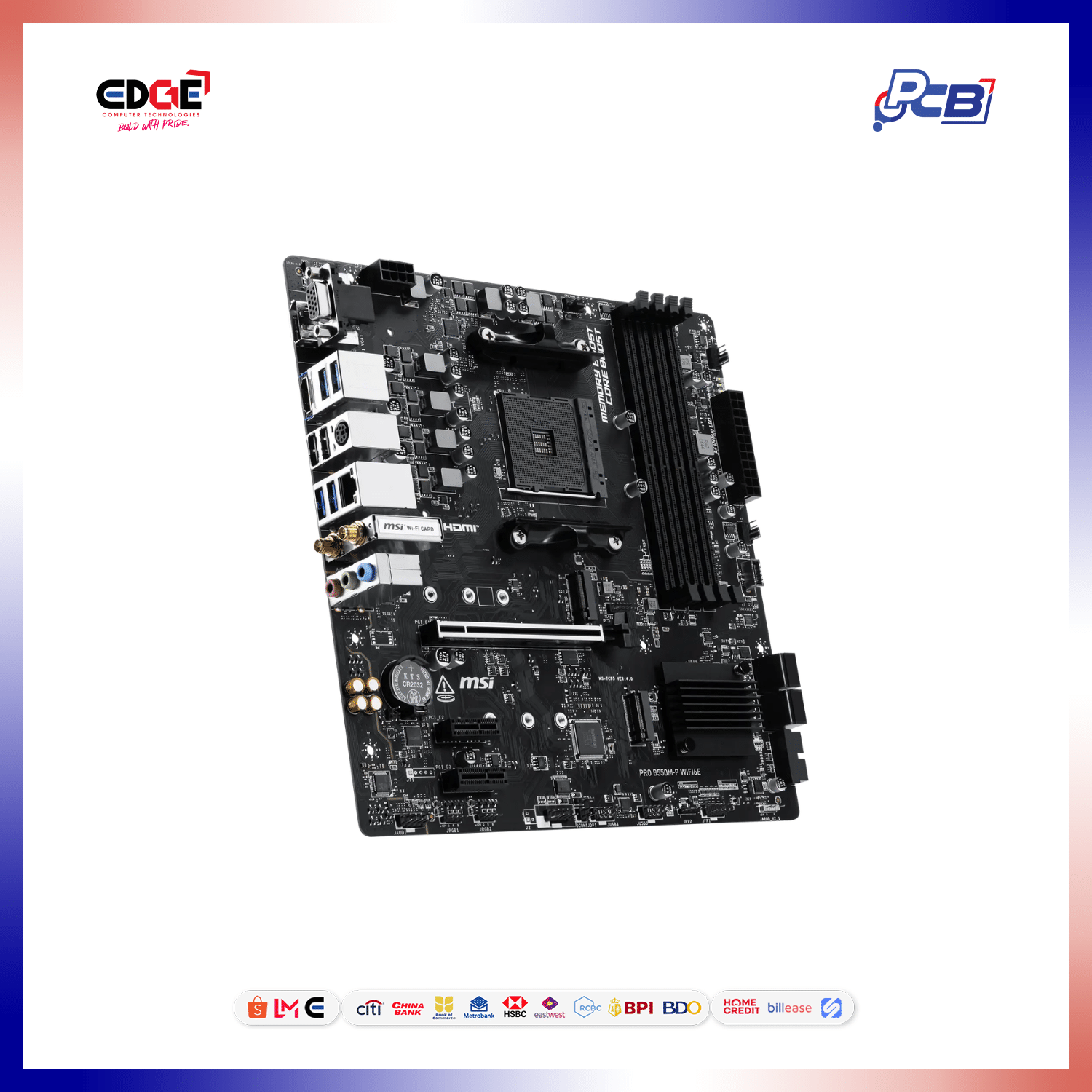 MSI B550M-P WIFI6E MOBO, AM4 - Image 3