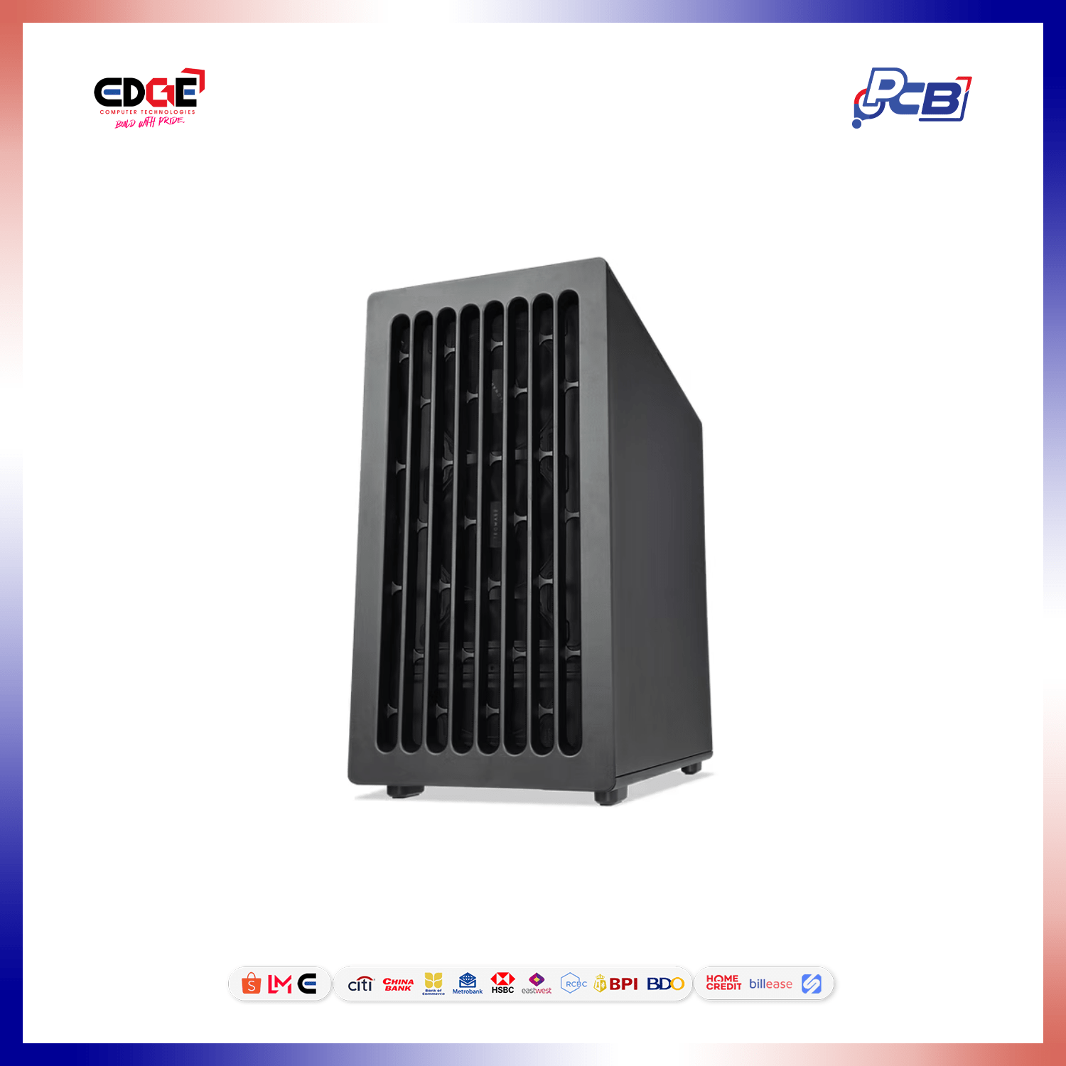 TECWARE Titan M TG PC Chassis, TWCA-TITANM-BK, 3*120mm Non-ARGB Fans, Black - Image 5