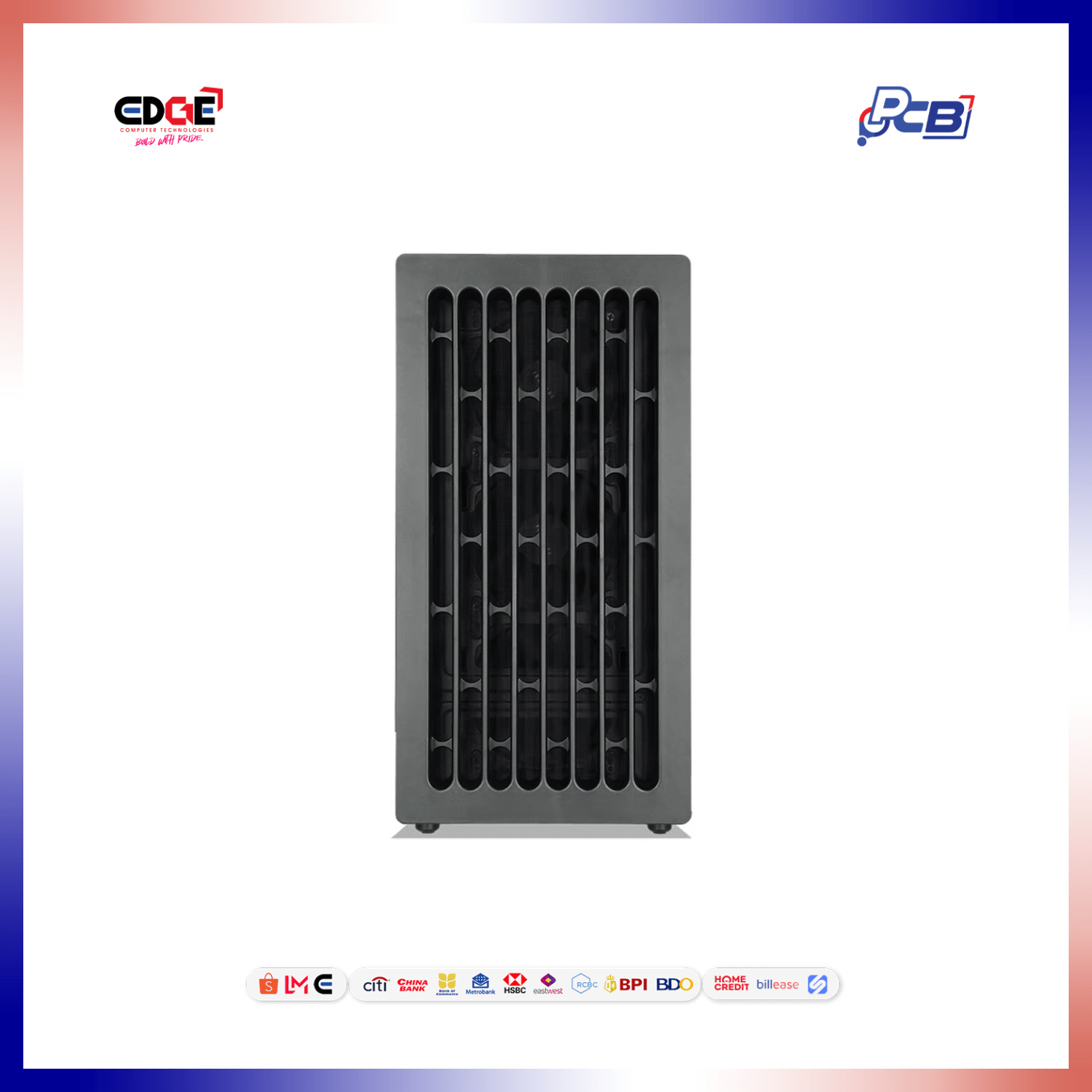 TECWARE Titan M TG PC Chassis, TWCA-TITANM-BK, 3*120mm Non-ARGB Fans, Black - Image 7