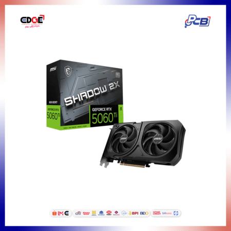 MSI RTX 5060 Ti Shadow 2X OC Plus GPU, 8GB GDDR7