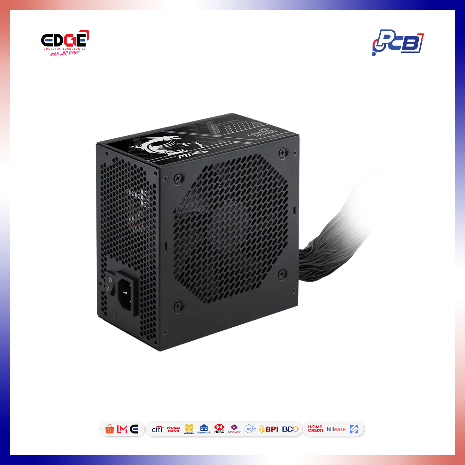 750W, MSI MAG A750BN PClE5 III PSU, 80+ Bronze - Image 8