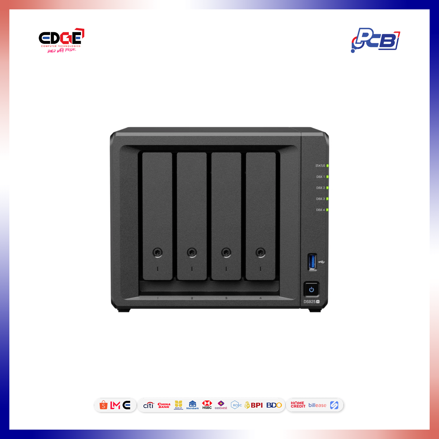 SYNOLGY DS925+ NAS DiskStation, Plus Series, 4-Bay - Image 2