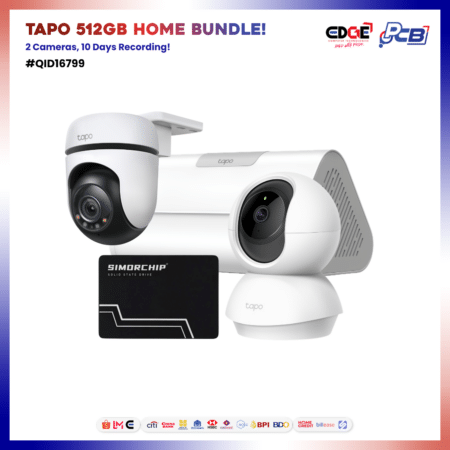 QID-16799 | Tapo 512GB Home Bundle! | 2 Cameras 10 Days Recording!