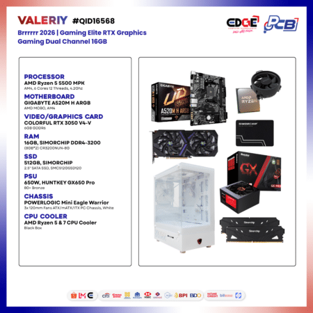 QID-16568 | VALERIY | Brrrrrr 2026 | Gaming Elite RTX Graphics Gaming Dual Channel 16GB